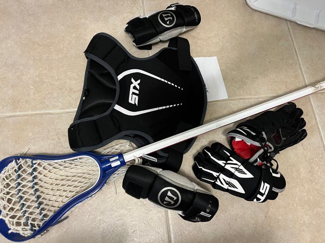 Youth lacrosse equipment! Meets NOCSAE standards