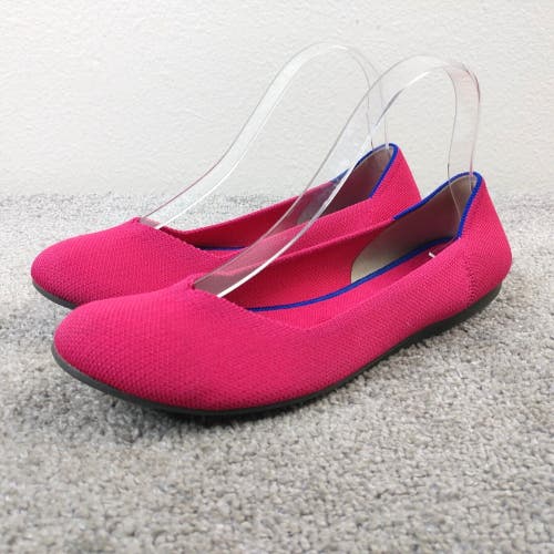 Rothys The Flat Womens 9 Ballet Flats Slip On Shoes Pink Retired Magenta