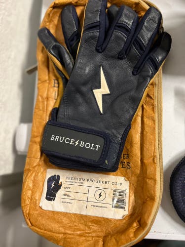 Navy adult Bruce bolt gloves SM