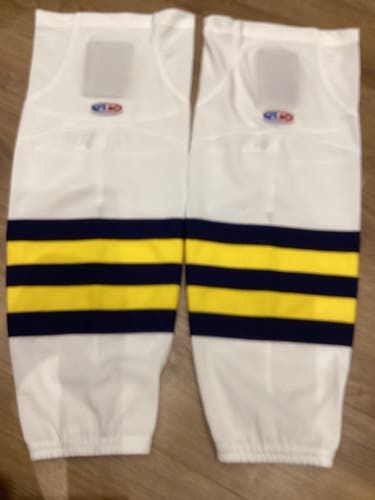 Athletic Knit HS2100 Gamewear Hockey Socks Michigan Youth Small