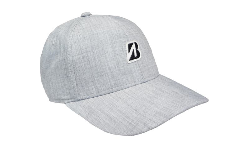 NEW Bridgestone Golf Mini Patch Gray Adjustable Golf Hat/Cap