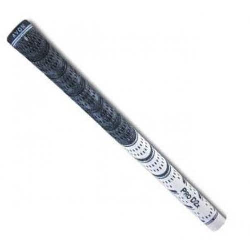 Avon Pro D2x Half Cord Golf Grip (Black/White, Standard) .580 NEW