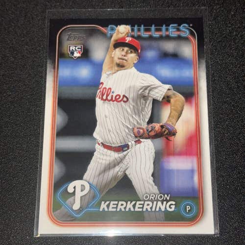 Orion Kerkering Philadelphia Phillies 2024 MLB Topps Series 2 Base Rookie 520