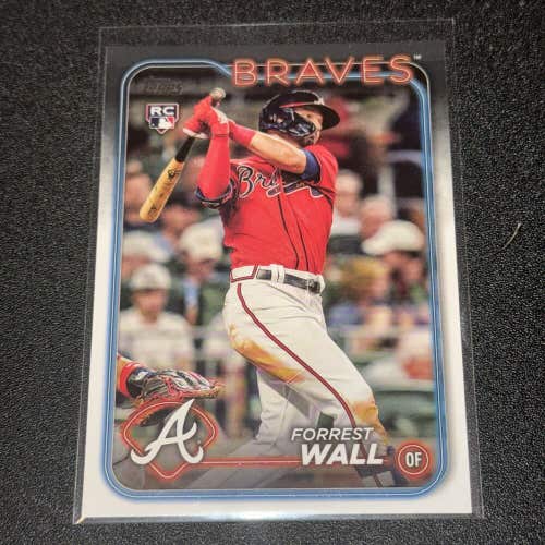 Forrest Wall Atlanta Braves 2024 MLB Topps Series 2 Base Rookie Card #391