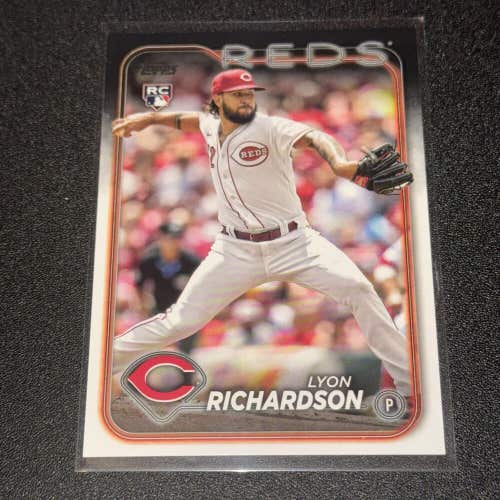 Lyon Richardson Cincinnati Reds 2024 MLB Topps Series 2 Base Rookie Card #517