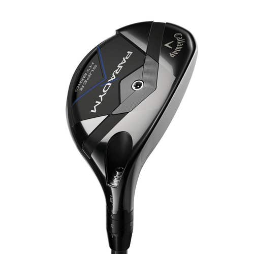 LEFT HANDED CALLAWAY 2023 PARADYM SUPER 5 HYBRID GRAPHITE REGULAR UST MAMIYA RECOIL DART HB 75 IP B