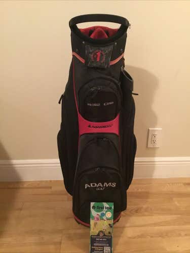 Adams Golf A12 OS Cart Bag with 14-way Dividers & Rain Cover