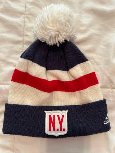 NYR 2018 Winter Classic Beanie Hat with Pom Pom