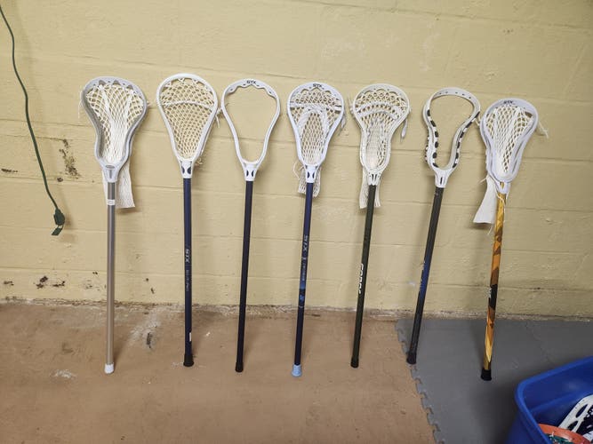 Lot of Used Vintage STX OG Lacrosse sticks