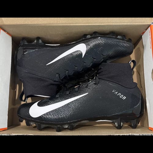 Size 12 Nike Vapor Untouchable Pro 3 Football Cleats Black AO3021-010