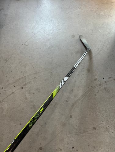 Used Senior Warrior Left Hand P90 Pro Stock Alpha LX2 Hockey Stick