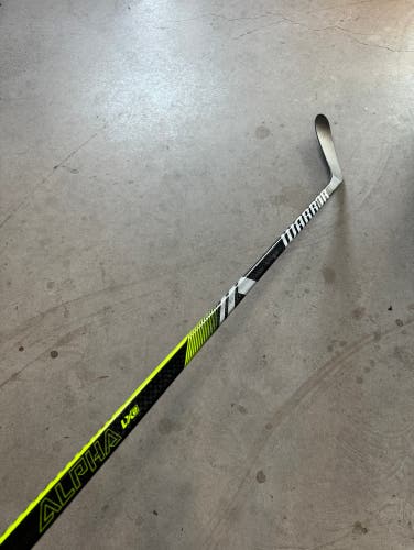 Used Senior Warrior 85 Flex Left Hand W28 Pro Stock Alpha LX2 Hockey Stick