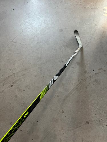 Used Senior Warrior 75 Flex Left Hand W28 Pro Stock Alpha LX2 Hockey Stick