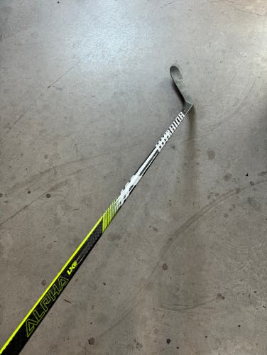 75 Flex Used Senior Warrior Left Hand W28 Pro Stock Alpha LX2 Hockey Stick