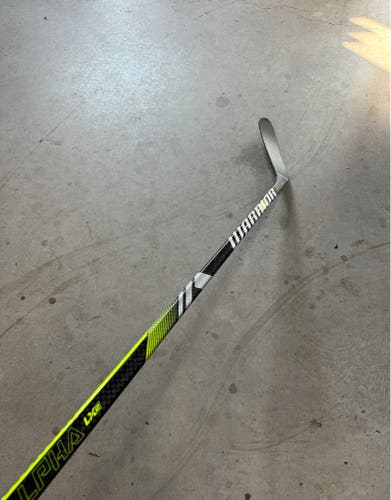 Used Senior Warrior Left Hand 75 Flex P90 Pro Stock Alpha LX2 Hockey Stick