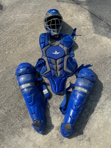 Used  All Star System 7 Catcher's Set