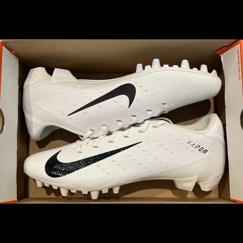 Size 14 Nike Vapor Untouchable Speed 3 TD Football Cleats White AO3034-100