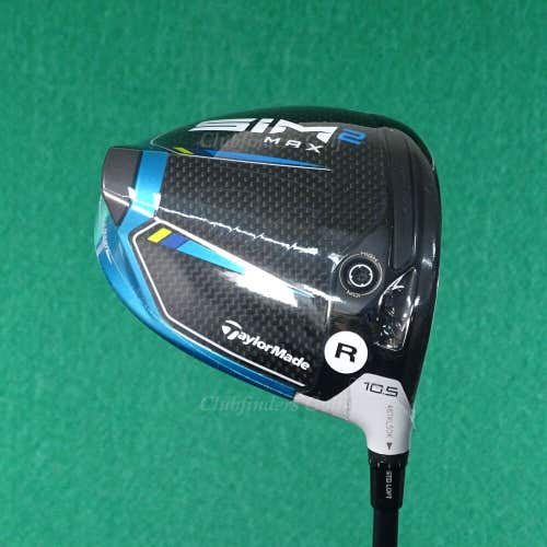 NEW TaylorMade SIM2 Max 10.5° Driver Fujikura Ventus Blue 6S Graphite Stiff w/HC