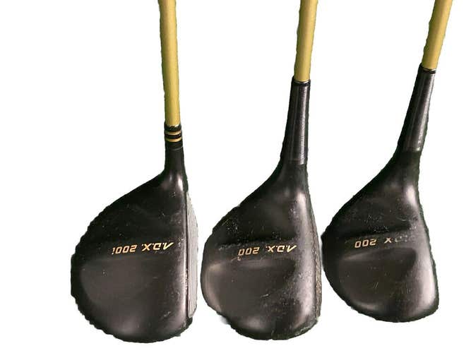 Yonex ADX 200 Wood Set 1W, 3W, 5W Men's RH Regular Boron Graphite Nice Grips