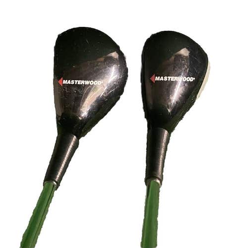 MasterGrip Masterwood Driving And Utility Wood Set Regular Steel RH Very Nice