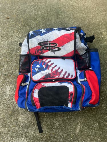 All Star Blue Used Boombah Bags & Batpacks Bat Bag