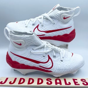 Nike Alpha Huarache NXT Baseball Cleats White Red DJ6517-104 Men’s Sz 7.5 NEW