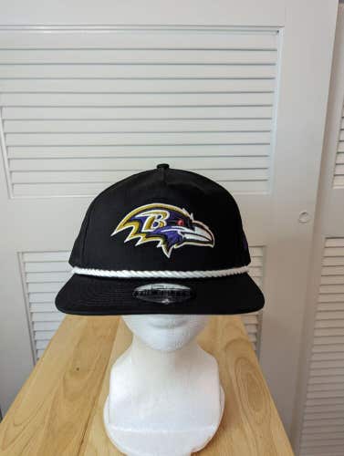 NWS Baltimore Ravens New Era The Golfer Snapback Hat NFL