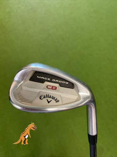 Used RH Callaway Mack Daddy CB 56.14* Sand Wedge Recoil Dart Graphite Senior