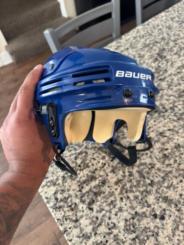 Used Blue 4500 Medium Bauer Helmet