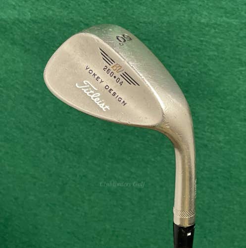 Titleist Vokey Design 200 Series Black Nickel 260-4 60° LW Wedge Stepped Steel