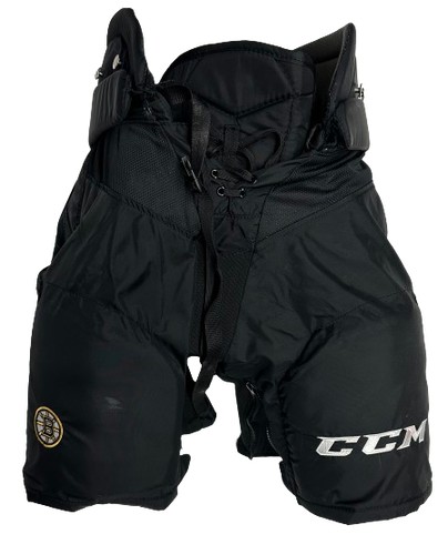 CCM HPTK Pro Stock Hockey Pants Large Bruins NHL Black(12654)