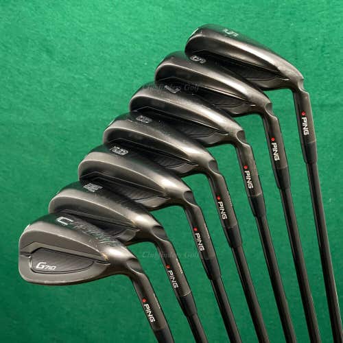 Ping G710 Red Dot 5-UW Iron Set Ping Alta Distanza 40g Graphite Seniors