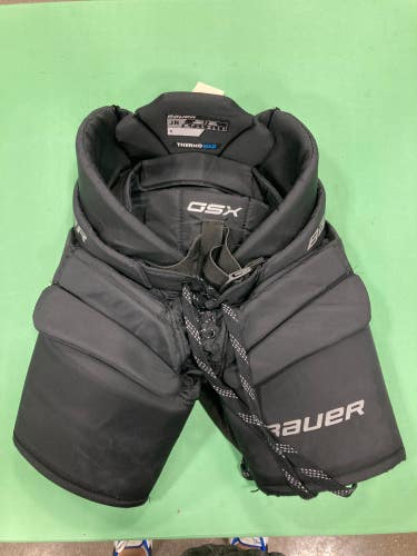 Black Used Junior Small/Medium Bauer GSX Hockey Goalie Pants