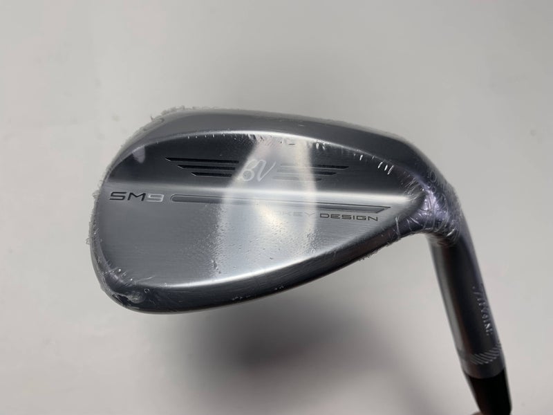 Titleist Vokey SM9 Tour Chrome Lob Wedge LW 60* 8 Bounce M-Grind Steel RH NEW