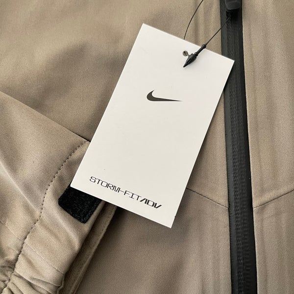 ナイキゴルフ★2way 撥水 ダブルジップ Storm ジャケット アイボリー Nike Men's Golf Storm-Fit Victory Full Zip Jacket, Photon