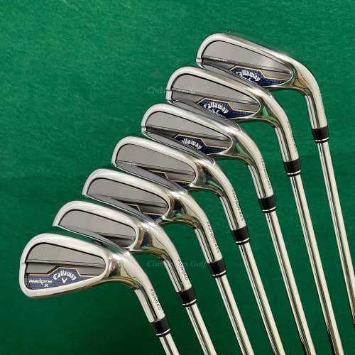 Callaway Paradym X 5-AW Iron Set True Temper Elevate MPH 85 Steel Regular