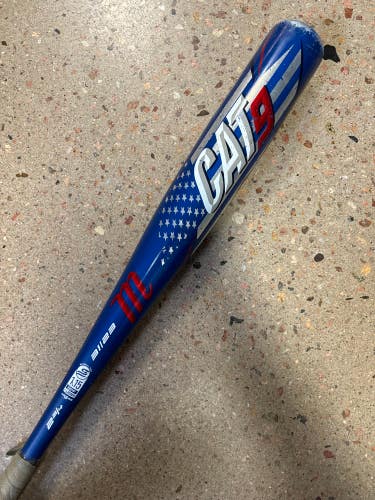 Used 2021 Marucci CAT9 Pastime Bat USSSA Certified (-8) Alloy 23 oz 31"