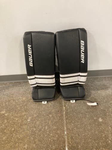 Black Used Small Junior Bauer GSX Goalie Leg Pads