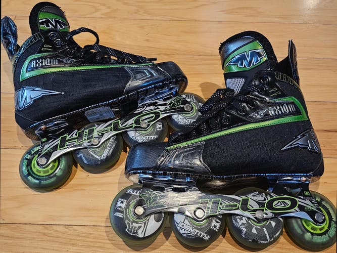 Mission Axiom T6 Size 8.5D Inline Roller Hockey Skates