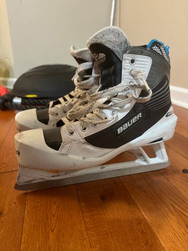 Bauer Reactor 2000 Hockey Goalie Skates Size 9D