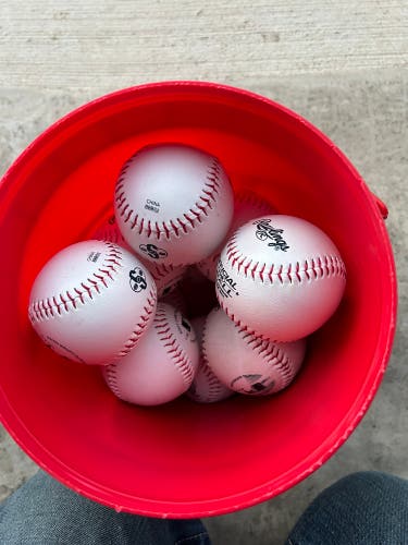 Used Rawlings 12 Pack (1 Dozen) Official Minor League Baseballs