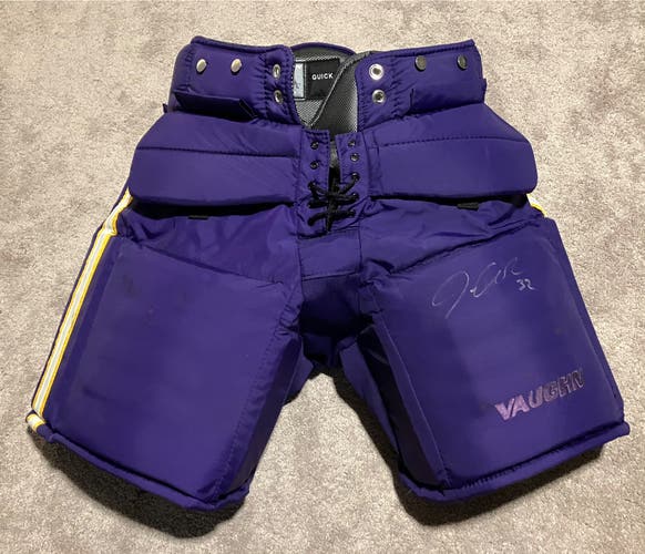 LA Jonathan Quick Autographed Vaughn XL Goalie Pants