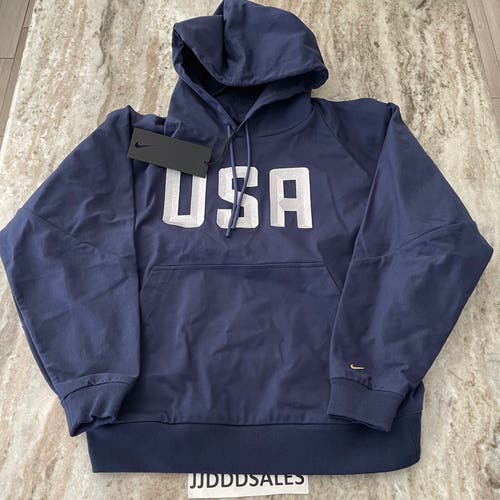 Nike Team USA Every Stitch Hoodie Made in Italy DX6510-410 Men’s Sz M NWT $320