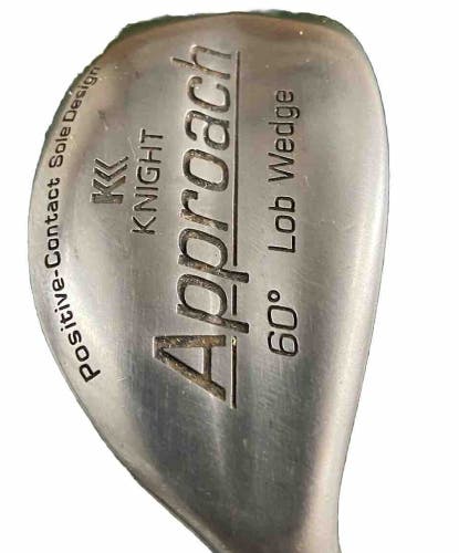 Knight Golf Approach Positive Contact Lob Wedge 60* Men's RH Stiff Steel 35.5"