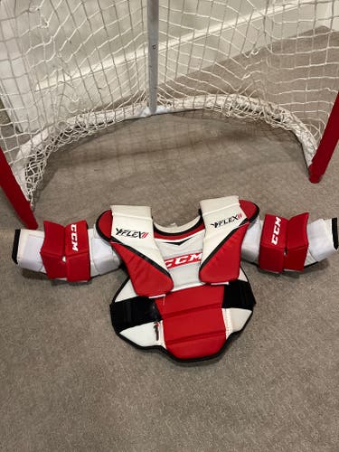 Used Small / Medium CCM YT Flex II Goalie Chest Protector