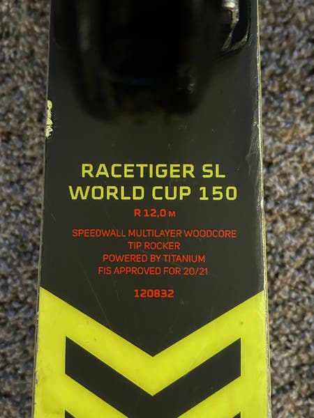 FIS 2020-2021 Volkl SL Racetiger World Cup 150 | SidelineSwap