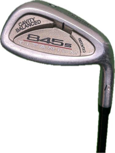 Tommy Armour 845s Titanium Pitching Wedge G-Force 3.3 S Flex Graphite RH 36”L