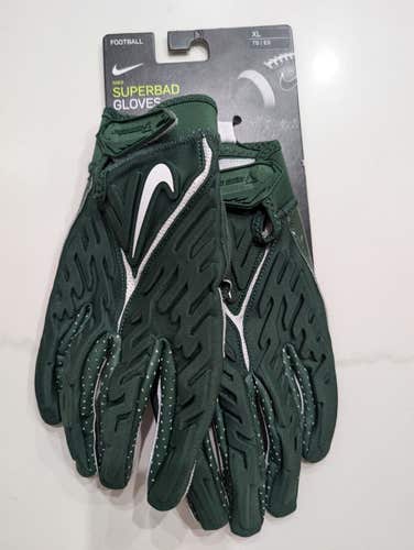 Nike Superbad Football Gloves NFL Philly Eagles Green Size XL DM0058-330 NEW