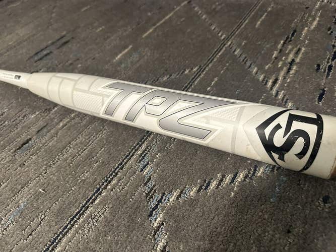 USED TWICE LOUISVILLE SLUGGER TPZ GENESIS ASA 34 25 USA SLOW PITCH SOFTBALL BAT