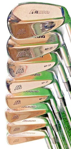 Mizuno MP-37 Forged Iron Set 3-PW RH Men's S300 Stiff Steel 5i 38" Great Grips